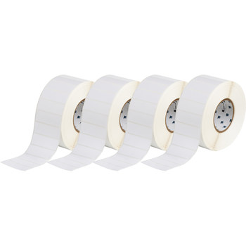 Picture of Brady Bradybondz White Polyester Thermal Transfer XTHT-18-8423-5 Die-Cut Thermal Transfer Printer Label Roll (Main product image)