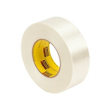 3M Scotch 890MSR Clear Filament Strapping Tape - 48 mm Width x 55 m Length - 8 mil Thick - 74061