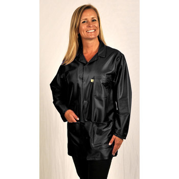 Leather hotsell lab coat