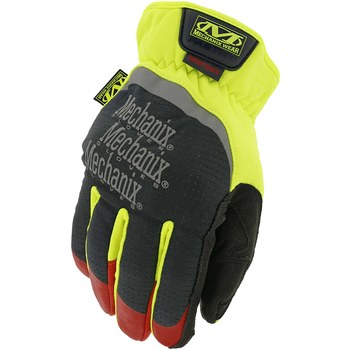 Mechanix Wear Hi-Viz FastFit D4-36 Fluorescent Yellow Medium Work Gloves - ANSI A4 Cut Resistance - SFF-X91-009