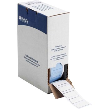 Picture of Brady PermaSleeve White Polyolefin Thermal Transfer BM-750-175-342 Heat Shrink Wire & Cable Labels (Main product image)