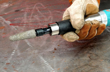 Weiler Tiger Zirc A3 Zirconia Alumina Abrasive Mounted Point - U Grade - 1 in Length - 1 in Diameter - 68334