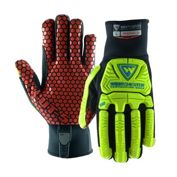 Picture of West Chester RigCat 5 R2 Red/Yellow 2XL Armortex/EVA/TPR Cut-Resistant Glove (Main product image)