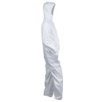 Kimberly-Clark Kleenguard Disposable General Purpose Coveralls A40 44327 - Size 4XL - White
