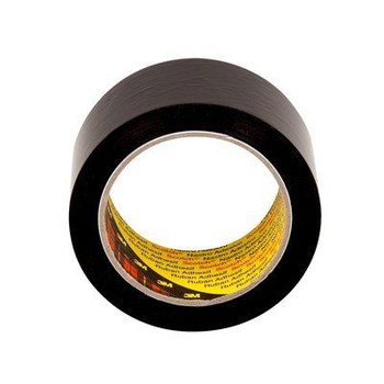 3M Tartan 860 Black Filament Strapping Tape - 19 mm Width x 55 m Length - 2.8 mil Thick - 73107
