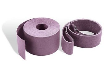 3M Cubitron 970DZ Coated Ceramic Purple Sanding Belt - Cloth Backing - Y Weight - P150 Grit - Very Fine - 6 in Width x 125 in Length - 08854