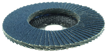 Weiler Wolverine Type 29 Flap Disc 31340 - Zirconium - 4 in - 80 - Medium