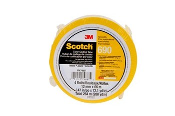 Picture of 3M Scotch 690 Color Coding Bag/Packaging Tape 74887 (Main product image)