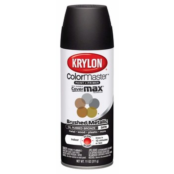Krylon ColorMaxx 11 Oz. Brushed Metallic Satin Spray Paint, Oil Rubbed  Bronze - McDaniel's Do it Center