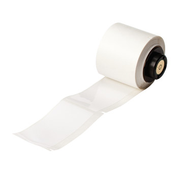 Picture of Brady White Polyester Thermal Transfer PTL-26-423 Die-Cut Thermal Transfer Printer Label Roll (Main product image)
