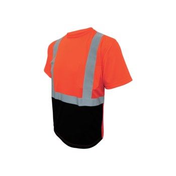 Global Glove FrogWear Reflective Shirt GLO-005B/LG - Size Large - Hi-Vis Orange - GLO-005B LG
