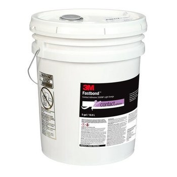 3M Fastbond 2000NF Contact Adhesive Orange Liquid 5 gal Pail Fastbond Spray Activator #1 needed : 021200-49000 - 87953