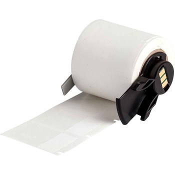Picture of Brady White, Clear Polyvinylfluoride Thermal Transfer M6-31-642 Self-Laminating Self-Extinguishing Wire & Cable Labels (Main product image)