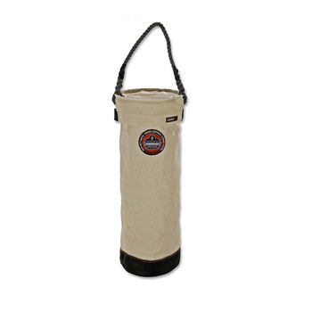 Picture of Ergodyne 14532 Arsenal 5732T 125 lb White Canvas / Leather / Plastic Round Canvas / Leather / Plastic Bucket (Main product image)