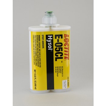 Loctite Hysol E-05CL Clear Two-Part Epoxy Adhesive, 400 ml