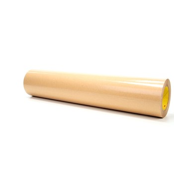 3M 465 Clear Transfer Tape - 24 in Width x 60 yd Length - 2 mil Thick - Densified Kraft Paper Liner - 03344
