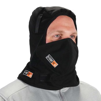 Ergodyne N-Ferno 6876 Black Universal Cotton Cold Weather Head Liner - 720476-16876