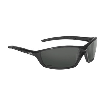 Picture of Bolle Safety Solis 253-SS-400 Polarized Shiny Black Universal Polycarbonate Standard Safety Glasses (Main product image)