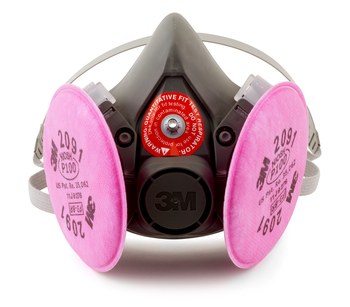 Picture of 3M 6000 Series 6300Q Large Probed Reusable Respirator Assembly (Main product image)