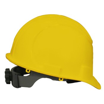 Picture of Jackson Safety Yellow High Density Polyethylene Standard Brim Hard Hat (Main product image)