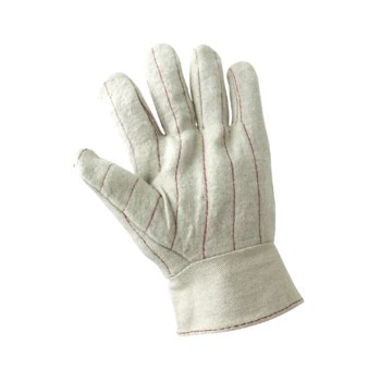 Global Glove Heat Handler CIA317INT White Universal Cotton Work Gloves - C30BT