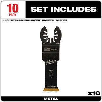 Milwaukee OPEN-LOK End Cut Oscillating Blade 49-25-1259 - Bi-Metal