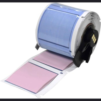 Picture of Brady PermaSleeve Pink Polyolefin Thermal Transfer M6-1000-175-342-PK Heat Shrink Wire & Cable Labels (Main product image)