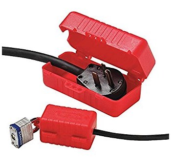 Picture of Honeywell E-Safe 220 V, 550 V Red Electrical Plug Lockout (Main product image)
