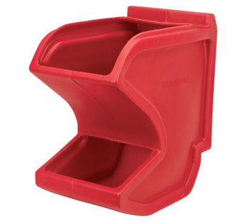 Picture of Akro-Mils 31625RED 31625 10.39 gal 75 lb Red Large Easy Flow Gravity Hopper (Main product image)