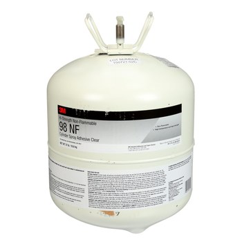3M Hi-Strength Non-Flammable 98 NF Spray Adhesive Clear Aerosol 37 lb Cylinder - 61675