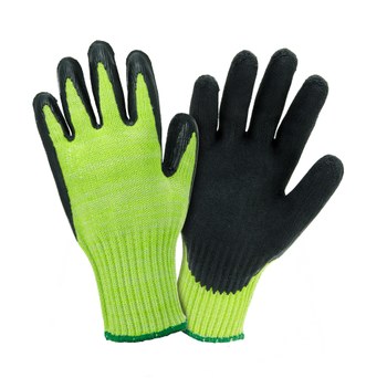 Picture of West Chester 705CGLB Black/Green Large HPPE Cut-Resistant Gloves (Main product image)