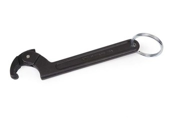 7 1/4 Williams Black Adjustable Hook Spanner Wrench - JHW472