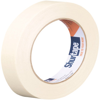 Shurtape CP 105 Natural Masking Tape - 12 mm Width x 55 m Length