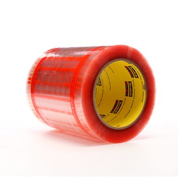 3M Scotch 8240 Clear on Orange Polypropylene Label Protective Pouch Tape Roll - 5 in Width - 6 in Height - 6 in Length - Bulk - 021200-06947