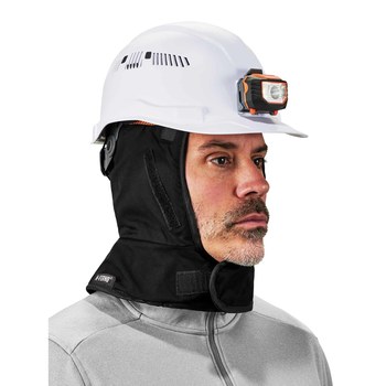 Ergodyne N-Ferno 6862 Black Banox FR3 Cotton Cold Weather Head Liner - 720476-16862