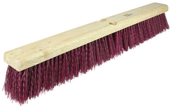 wily☆ Weiler 421 Deck Brush Head, 36 in, Polypropylene, Maroon