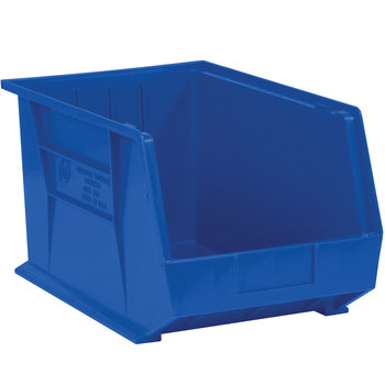 Picture of BINP1087B Blue Plastic Hang Bin Boxes (Main product image)
