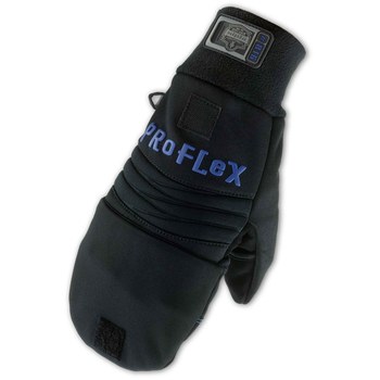 Picture of Ergodyne ProFlex 816 Black 2XL Polyester Thermal Flip-Top Mittens (Main product image)