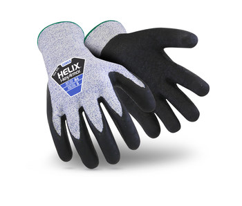 Picture of HexArmor Helix 2000 Blue/Black 11 Fiberglass/HPPE Seamless Coated Cut-Resistant Gloves (Main product image)