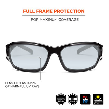Ergodyne Skullerz Safety Glasses THOR 51083 - Size Universal