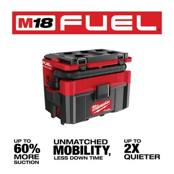 Milwaukee M18 - Wet/Dry Vacuum - Red/Black - 2.5 gal - 0970-20 - 56759