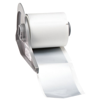 Picture of Brady Silver Tamper-Evident Vinyl Thermal Transfer M71-37-352 Die-Cut Thermal Transfer Printer Label Roll (Main product image)