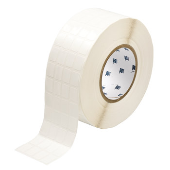 Picture of Brady White Nylon Thermal Transfer THT-68-499-10 Die-Cut Thermal Transfer Printer Label Roll (Main product image)