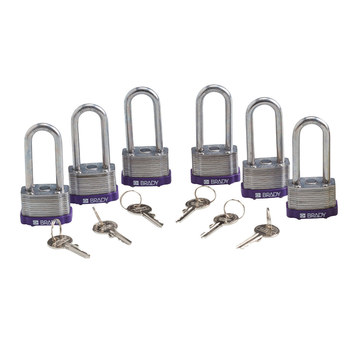 Picture of Brady - 123279 Keyed & Safety Padlock (Main product image)