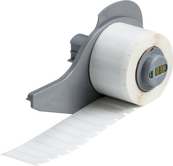 Picture of Brady White Self-Extinguishing PVF Thermal Transfer M71-15-437 Die-Cut Thermal Transfer Printer Label Roll (Main product image)