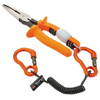 Ergodyne Squids 3166 Black / Orange Lanyard - 12 in Length - 720476-19162