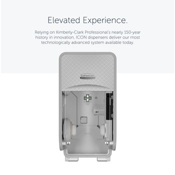 Kimberly-Clark Professional ICON Vertical Toilet Paper Dispenser 53696 - Pull Out by Hand - Grey