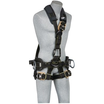 Picture of DBI-SALA ExoFit NEX ASTM, ANSI A10.32, ANSI Z359.11, OSHA 1910.66, OSHA 1926.502 Large Cross-Over Shoulder/Back and Leg, Back/Hip Body Harness (Main product image)