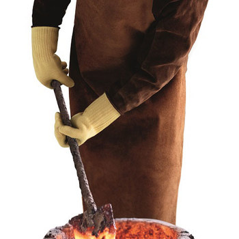 Ansell Mercury 43-113 Yellow 10 Heat-Resistant Glove - 7 Gauge Thick - 104152
