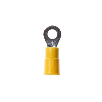 3M Scotchlok MVU10-10RK Yellow Butted Vinyl Butted Ring Terminal - 1.03 in Length - 0.38 in0.38 in Wide - 0.135 in Inside Diameter - #10 Stud - 01951